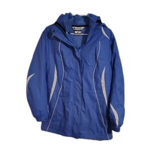 Columbia Coat Size Medium Woman's Adult Jacket 2 Layers Interchange Periwinkle